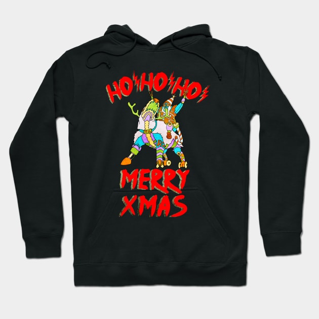 Go Crazy Xmas Hoodie by Kaijester